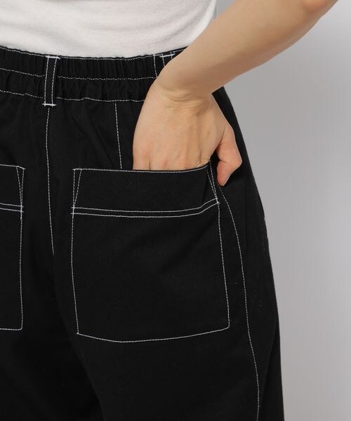 PAGEBOY(ページボーイ)の「ステッチワークワイドスラックス(パンツ・レディース・オフホワイト05/ブラック09/カーキ78・F)」の19枚目の写真