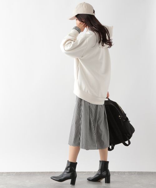 GLOBAL WORK(グローバルワーク)の「お手入れらくらくボリュームシャツワンピース(ワンピース/ドレス・レディース・ブラックストライプ09/ギンガム10/グリーンストライプ75/ブルーストライプ85・M/L)」の17枚目の写真