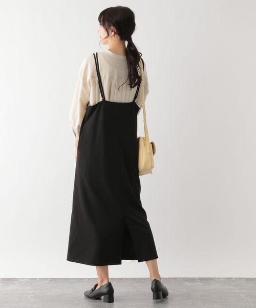 GLOBAL WORK（グローバルワーク）の「スゴラクキャミワンピース（ワンピース/ドレス・レディース・ブラック09/カーキブラウン78/ブルーグリーン87・FREE）」の12枚目の写真