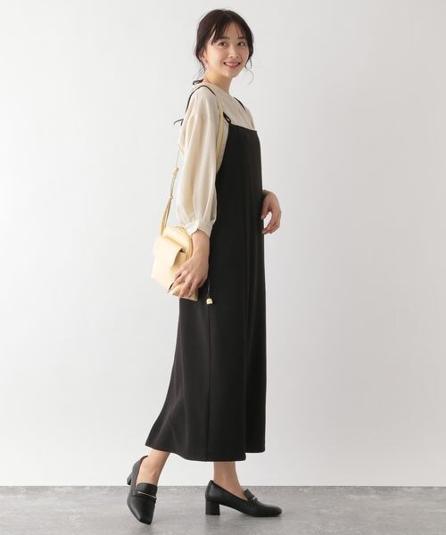 GLOBAL WORK（グローバルワーク）の「スゴラクキャミワンピース（ワンピース/ドレス・レディース・ブラック09/カーキブラウン78/ブルーグリーン87・FREE）」の11枚目の写真