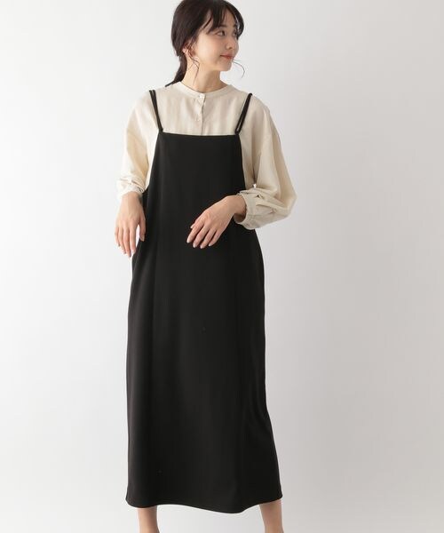 GLOBAL WORK（グローバルワーク）の「スゴラクキャミワンピース（ワンピース/ドレス・レディース・ブラック09/カーキブラウン78/ブルーグリーン87・FREE）」の15枚目の写真