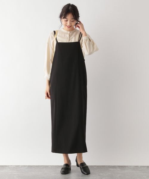 GLOBAL WORK（グローバルワーク）の「スゴラクキャミワンピース（ワンピース/ドレス・レディース・ブラック09/カーキブラウン78/ブルーグリーン87・FREE）」の13枚目の写真