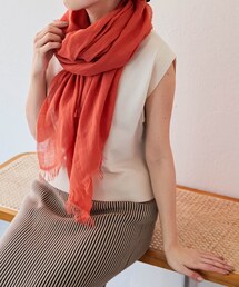 COLLAGE GALLARDAGALANTE（コラージュガリャルダガランテ）の「【PAPILLONNER/パピヨネ】イタリアンリネンストール（ストール/ショール）」