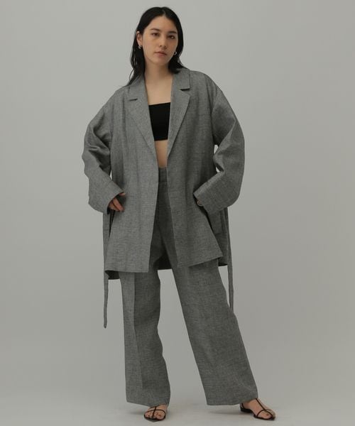 Chaos（カオス）の「シャークリーストレートテーパードパンツ（パンツ・レディース・グレーミックス・36/38）」の5枚目の写真