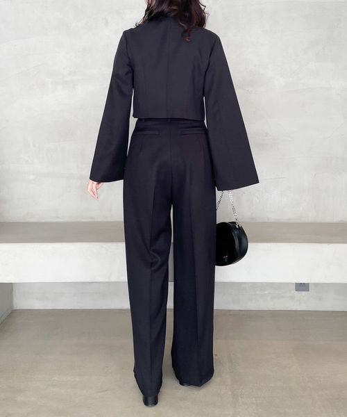 Heather（ヘザー）の「Short Jacket（ジャケット/アウター・レディース・ブラック 09/ブラウン 57・FREE）」の12枚目の写真