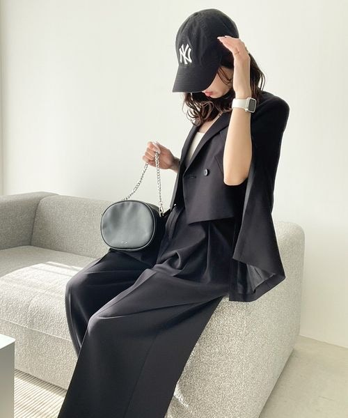 Heather（ヘザー）の「Short Jacket（ジャケット/アウター・レディース・ブラック 09/ブラウン 57・FREE）」の4枚目の写真