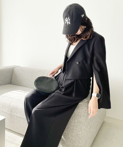 Heather（ヘザー）の「Short Jacket（ジャケット/アウター・レディース・ブラック 09/ブラウン 57・FREE）」の3枚目の写真