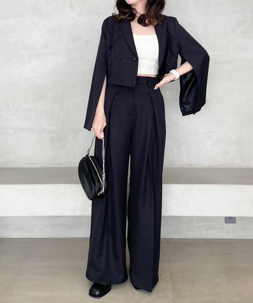 Heather（ヘザー）の「Short Jacket（ジャケット/アウター・レディース・ブラック 09/ブラウン 57・FREE）」の9枚目の写真