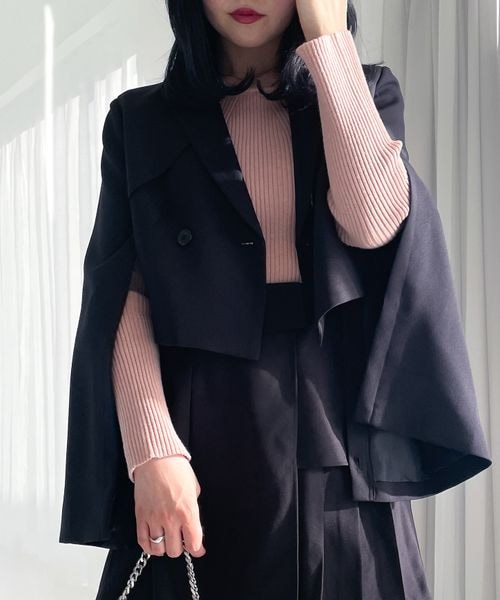 Heather（ヘザー）の「Short Jacket（ジャケット/アウター・レディース・ブラック 09/ブラウン 57・FREE）」の16枚目の写真