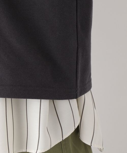 LEPSIM(レプシィム)の「ハーフジップBIGカラープルオーバー(トップス・アイボリー08/チャコールグレー19/ライトピンク22・FREE SIZE)」の15枚目の写真