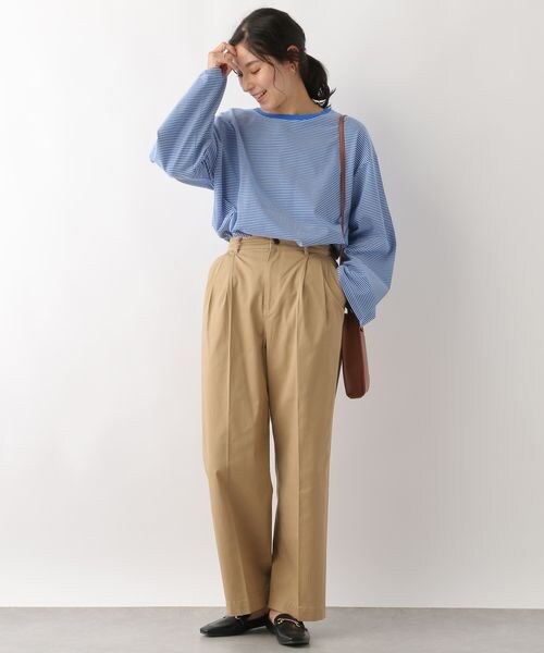 LEPSIM（レプシィム）の「アソートボーダープルオーバー（トップス・レディース・オフホワイト05/ブラック09/ブルー82・FREE SIZE）」の14枚目の写真