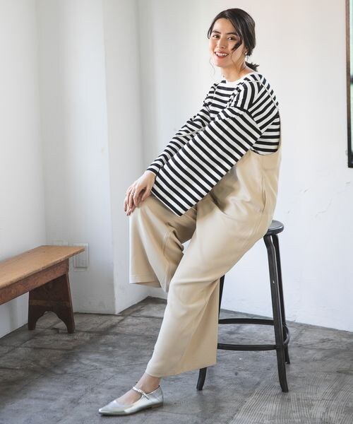 LEPSIM（レプシィム）の「アソートボーダープルオーバー（トップス・レディース・オフホワイト05/ブラック09/ブルー82・FREE SIZE）」の9枚目の写真