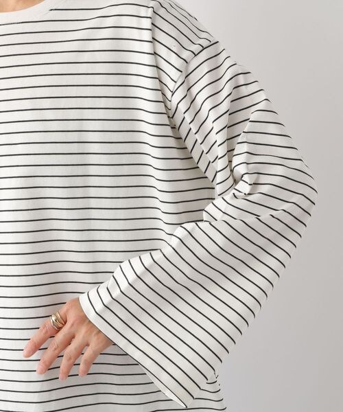 LEPSIM（レプシィム）の「アソートボーダープルオーバー（トップス・レディース・オフホワイト05/ブラック09/ブルー82・FREE SIZE）」の21枚目の写真