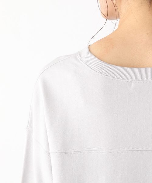 LEPSIM(レプシィム)の「チュニックロゴスウェット(トップス・ライトグレー12/チャコールグレー19/オレンジ45/ライトブルー82・FREE SIZE)」の17枚目の写真