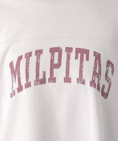 LEPSIM(レプシィム)の「チュニックロゴスウェット(トップス・ライトグレー12/チャコールグレー19/オレンジ45/ライトブルー82・FREE SIZE)」の21枚目の写真