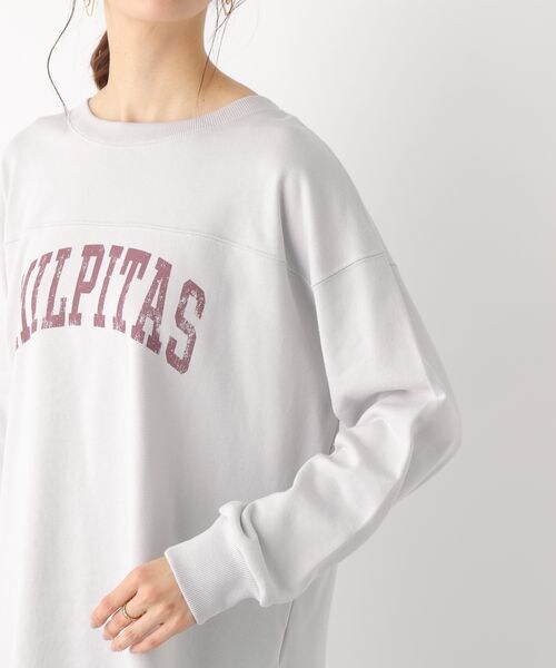 LEPSIM(レプシィム)の「チュニックロゴスウェット(トップス・ライトグレー12/チャコールグレー19/オレンジ45/ライトブルー82・FREE SIZE)」の19枚目の写真