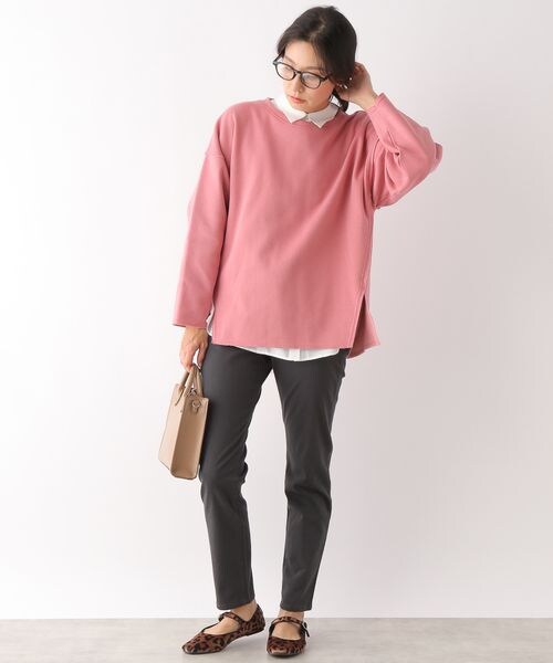 LEPSIM(レプシィム)の「SLIMFITパンツ(パンツ・オフホワイト05/ブラック09/チャコール19/カーキ78・SS/S/M/L/LL)」の10枚目の写真