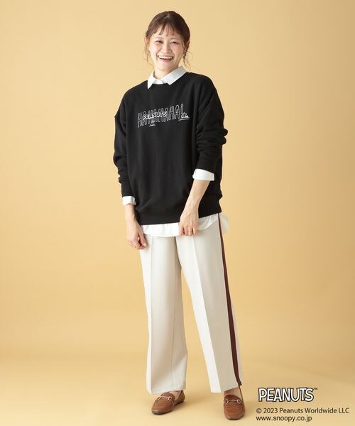 LEPSIM（レプシィム）の「プリントスウェット（トップス・オフホワイト05/ブラック09・FREE SIZE）」の12枚目の写真