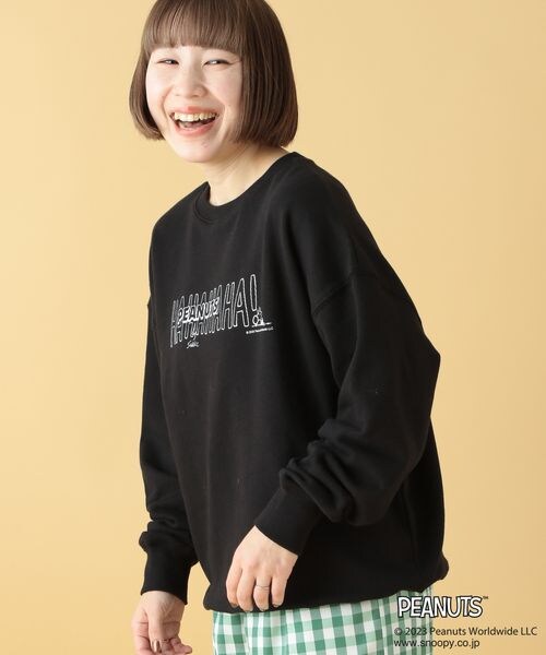 LEPSIM（レプシィム）の「プリントスウェット（トップス・オフホワイト05/ブラック09・FREE SIZE）」の19枚目の写真