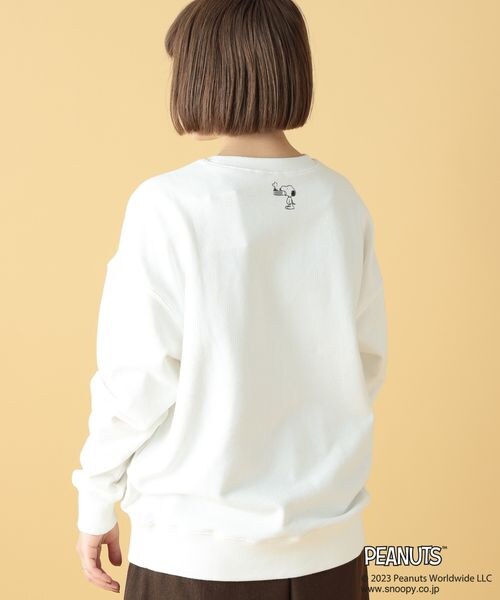 LEPSIM（レプシィム）の「プリントスウェット（トップス・オフホワイト05/ブラック09・FREE SIZE）」の3枚目の写真