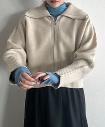 LOWRYS FARM | ハイＺＩＰカーディガンロングスリーブ(トップス)