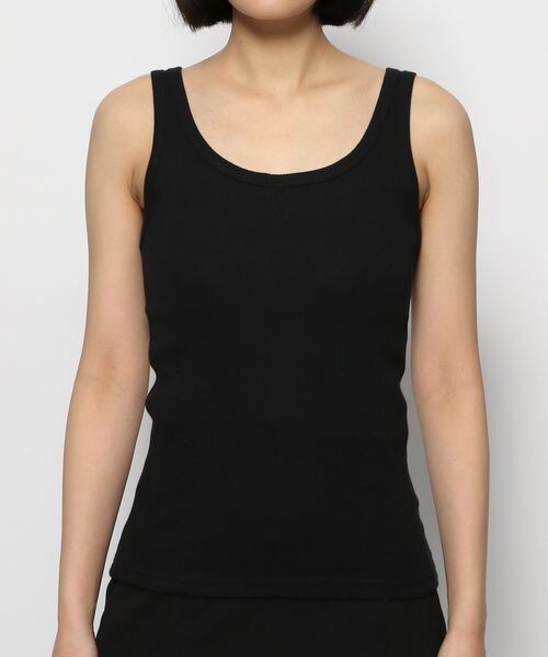 LOWRYS FARM（ローリーズファーム）の「ＵＳＡベーシックタンク（トップス・オフ08/ブラック09/ブラックボーダー10/オレンジボーダー40/ブラウン58/グリーンボーダー70/グリーン72/パープルボーダー90・F）」の20枚目の写真