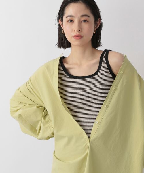 LOWRYS FARM（ローリーズファーム）の「ＵＳＡベーシックタンク（トップス・オフ08/ブラック09/ブラックボーダー10/オレンジボーダー40/ブラウン58/グリーンボーダー70/グリーン72/パープルボーダー90・F）」の10枚目の写真