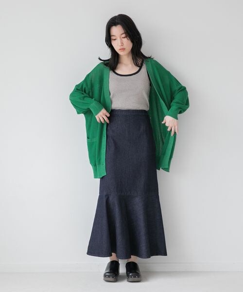 LOWRYS FARM（ローリーズファーム）の「ＵＳＡベーシックタンク（トップス・オフ08/ブラック09/ブラックボーダー10/オレンジボーダー40/ブラウン58/グリーンボーダー70/グリーン72/パープルボーダー90・F）」の3枚目の写真