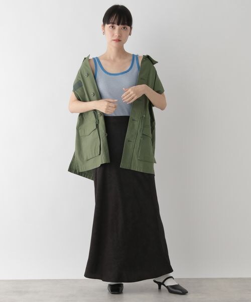 LOWRYS FARM（ローリーズファーム）の「ＵＳＡベーシックタンク（トップス・オフ08/ブラック09/ブラックボーダー10/オレンジボーダー40/ブラウン58/グリーンボーダー70/グリーン72/パープルボーダー90・F）」の17枚目の写真