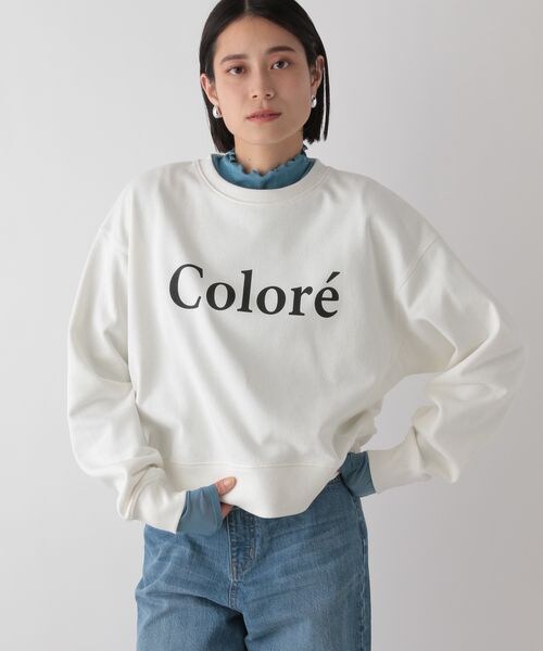 LOWRYS FARM（ローリーズファーム）の「ウラケシンプルロゴロングスリーブ（トップス・オフ05/ブラック09/グレー12・FREE）」の6枚目の写真