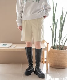 LOWRYS FARM | ハイウエストピンタックショートパンツ(パンツ)