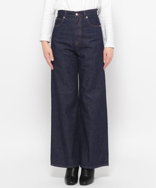 LOWRYS FARM（ローリーズファーム）の「ＣＯＮＥバギーデニムパンツ＊（パンツ・ブルー85/ネイビー88・M/L）」の13枚目の写真