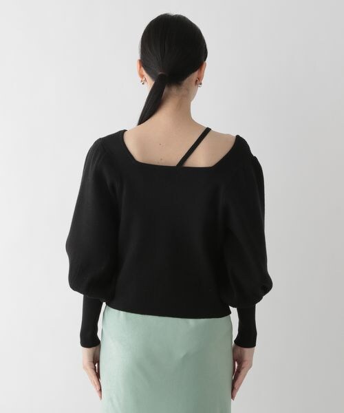 LOWRYS FARM（ローリーズファーム）の「パワショルニットプルオーバーロングスリーブ（トップス・アイボリー08/ブラック09/ピンク25/ベージュ52・FREE）」の21枚目の写真