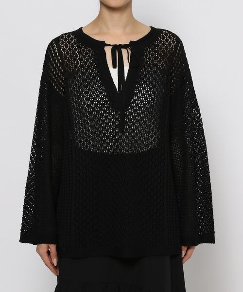 LOWRYS FARM（ローリーズファーム）の「２ＷＡＹキリカエメッシュＬＳ（トップス・アイボリー08/ブラック09/グリーン75・FREE）」の21枚目の写真