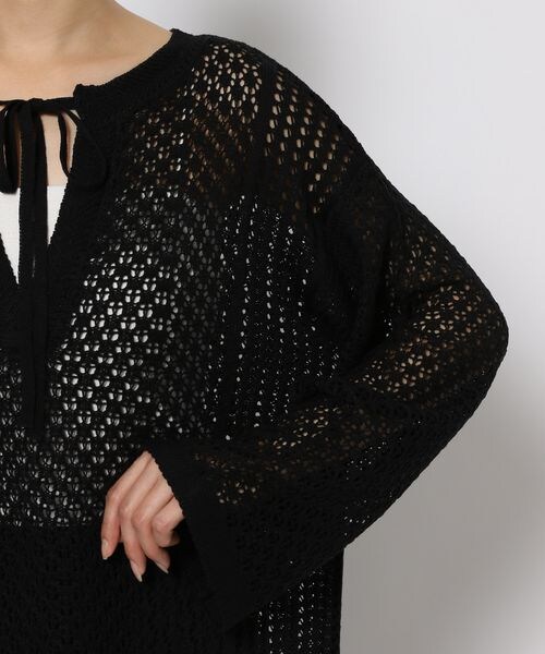 LOWRYS FARM（ローリーズファーム）の「２ＷＡＹキリカエメッシュＬＳ（トップス・アイボリー08/ブラック09/グリーン75・FREE）」の17枚目の写真