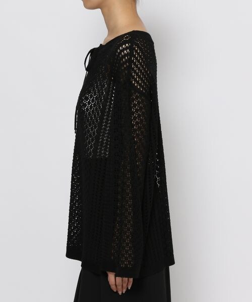 LOWRYS FARM（ローリーズファーム）の「２ＷＡＹキリカエメッシュＬＳ（トップス・アイボリー08/ブラック09/グリーン75・FREE）」の22枚目の写真