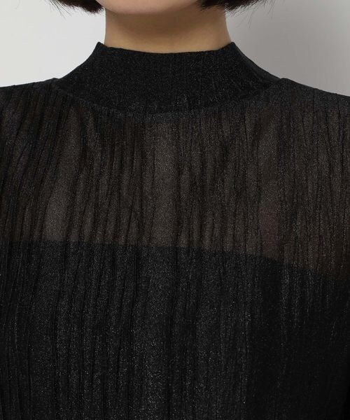 PAGEBOY（ページボーイ）の「ラメシアープリーツプルオーバー（トップス・オフホワイト05/ブラック09/ラベンダー92・F）」の13枚目の写真