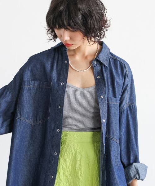 PAGEBOY（ページボーイ）の「リブコルセットビスチェ（トップス・オフホワイト05/ブラック09/グレー15・F）」の3枚目の写真