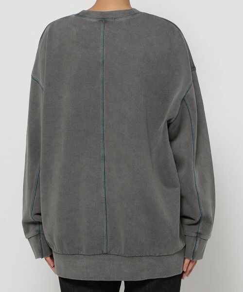 PAGEBOY（ページボーイ）の「カラーステッチBIGスウェット（トップス・オフホワイト05/チャコール18/オートミール50/ラベンダー92・F）」の20枚目の写真