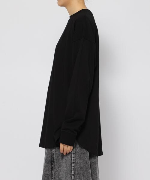 PAGEBOY（ページボーイ）の「ルーズロンT（トップス・オフホワイト05/ブラック09・F）」の7枚目の写真