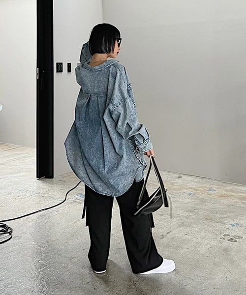 PAGEBOY(ページボーイ)の「クリアカーゴスラックス(パンツ・オフホワイト05/ブラック09/カーキ78・F)」の10枚目の写真