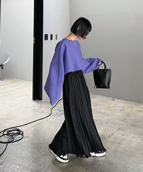 PAGEBOY（ページボーイ）の「マルチWAYボレロカーディガン（トップス・オフホワイト05/ゼブラ08/ブラック09/ラベンダー92・F）」の19枚目の写真