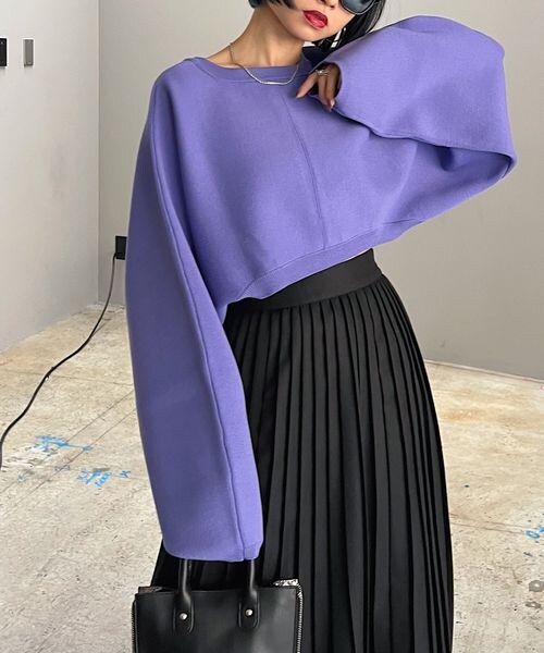 PAGEBOY（ページボーイ）の「マルチWAYボレロカーディガン（トップス・オフホワイト05/ゼブラ08/ブラック09/ラベンダー92・F）」の13枚目の写真