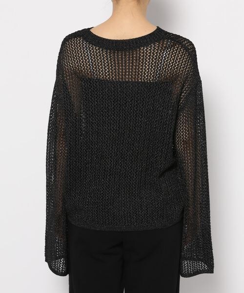 PAGEBOY（ページボーイ）の「レーシーメッシュニットプルオーバー（トップス・オフホワイト05/ブラック09/ミント81・F）」の18枚目の写真