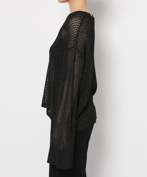 PAGEBOY（ページボーイ）の「レーシーメッシュニットプルオーバー（トップス・オフホワイト05/ブラック09/ミント81・F）」の17枚目の写真