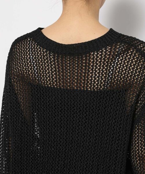 PAGEBOY（ページボーイ）の「レーシーメッシュニットプルオーバー（トップス・オフホワイト05/ブラック09/ミント81・F）」の19枚目の写真