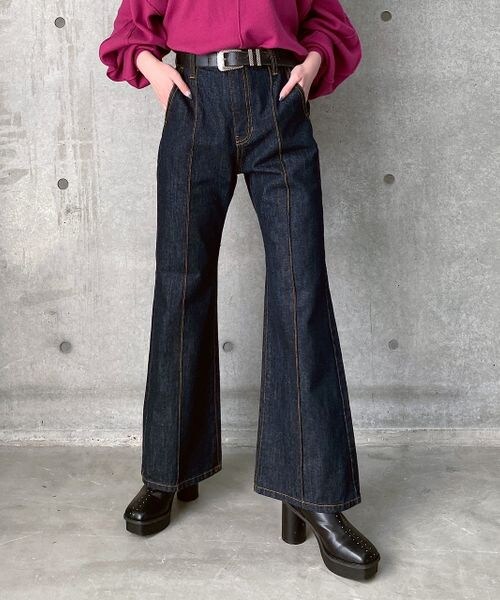 PAGEBOY（ページボーイ）の「フロントラインジーンズ（パンツ・オフホワイト05/ブラック09/ブルーケミカル82/インディゴブルー87・24inch/25inch/26inch/27inch/28inch）」の22枚目の写真