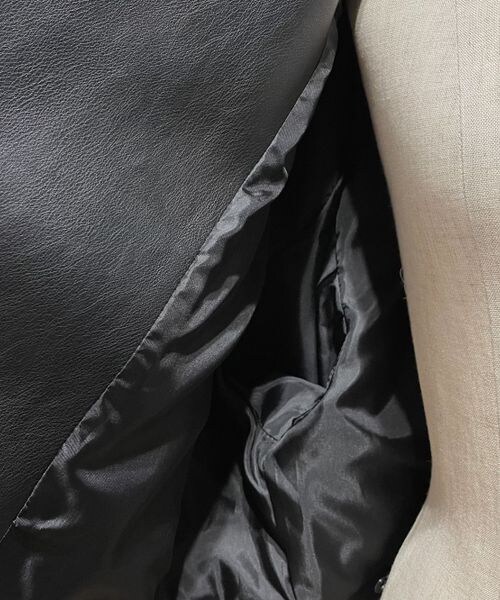 PAGEBOY（ページボーイ）の「エコレザーショートライダース（ジャケット/アウター・レディース・ブラック09・F）」の16枚目の写真
