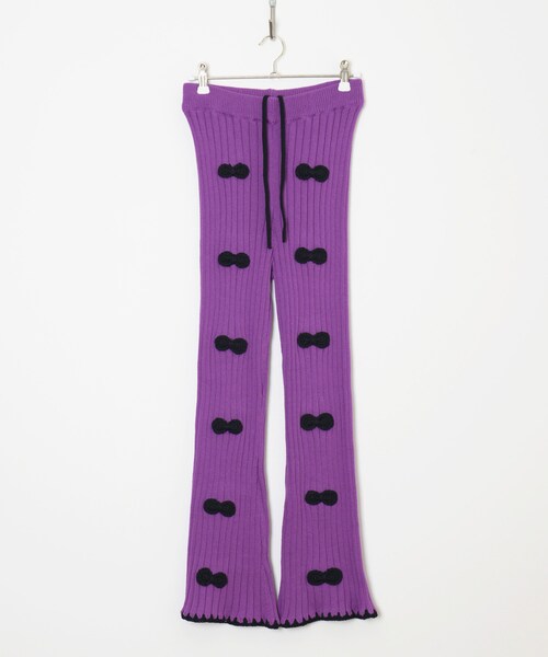 RIBBON KNIT PANTS