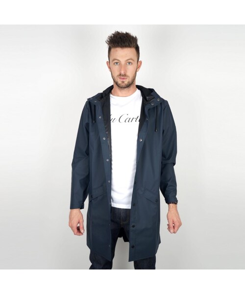 RAINS(レインズ)の「Rains -Long Jacket Blue(その他・autre・XS/S/S/M)」の2枚目の写真